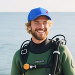 Personalisierte bestickt Tauchen Flagge Baseballmütze mit Text Tauchen Expeditionen Ausbildung Zubehör Geburtstag Geschenk für Taucher