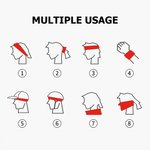 Bandeau de Sport Extensible Anti-sueur Personnalisé avec Photo et Nom de l'Animal de Compagnie Accessoire Multiple Usage Cadeau pour Amateur de Sport