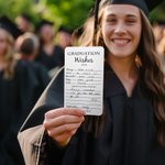 Personalized Set of 15 Graduation Wishes Advice Cards with Name and Year Graduation Party Favor Gift for Graduates