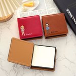 Personalised Cartoon Teacher Character Sticky Note Holder with Name Office Supplies Back to School Gift for Teacher