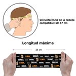 Cinta de pelo deportiva personalizada anti sudor con eslogan foto de mascota y nombre accesorio deportivo regalo de cumpleaños para hombres y mujeres