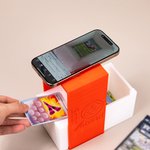 Personalized Sturdy 3D Printed Name Scanstand for Standard Size Unsleeved Cards with Phone Holder and Card Chute Birthday Gift for Card Game Lover