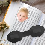 Marque-page magnétique personnalisé avec nom Fournitures de lecture Retour à l'école Cadeau d'anniversaire pour les lecteurs Rats de bibliothèque