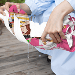 Serviette de Plage Personnalisée avec Motif Palmier Personnage de Dessin Animé et Nom Cadeau Estival pour Famille Amoureux de la Natation