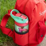 Personalized Watercolour Fantasy Unicorn Initial Apple 16 oz Water Bottle with Name Outdoor Supplies Back to School Birthday Gift for Kids