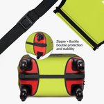 Personalized Cartoon Travel Character 18 - 32 Inches Luggage Cover with Name Travel Accessories Birthday Holiday Gift for Couples Friends