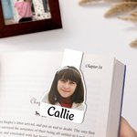 Marque-page magnétique personnalisé avec nom Fournitures de lecture Retour à l'école Cadeau d'anniversaire pour les lecteurs Rats de bibliothèque