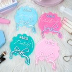 Personalized Bow Name Acrylic Nailfie Disc Social Media Photo Display Beauty Salon Opening Gift for Manicurists Nail Artists
