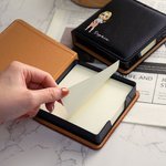 Personalised Cartoon Teacher Character Sticky Note Holder with Name Office Supplies Back to School Gift for Teacher