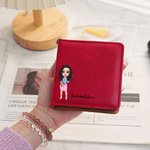 Personalised Cartoon Teacher Character Sticky Note Holder with Name Office Supplies Back to School Gift for Teacher