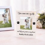 Personalised Cute Pet Photo ABS Building Brick Puzzles with Name and Text Desk Decor Birthday Anniversary Memorial Gift for Pet Lovers