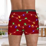 Personalised To Do List Coloured Lights Breathable Men's Boxer Brief Underwear with Name  Birthday Christmas Gift for Husband Boyfriend
