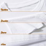 Personalized Book Girl Summer Beach Cartoon Character 100% Cotton T-shirt with Name Vacation Travel Birthday Gift for Woman