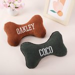 Gepersonaliseerd zacht bot Corduroy hondenspeelgoed met geborduurde naam Dog Training Verjaardagscadeau voor hondeneigenaar Pet Trainer