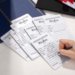 Personalized Set of 15 Graduation Wishes Advice Cards with Name and Year Graduation Party Favor Gift for Graduates