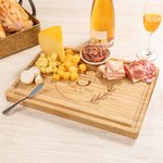 Personalized Engraved Garland Initial FSC Bamboo Cutting Board with Juice Groove Kitchen Supplies Wedding Housewarming for Family Friends