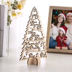 Personalized Christmas Family Tree Acrylic Plaque with 1-8 Names and Year Home Decor Festival Christmas Gift for Family Friend