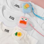 Gepersonaliseerde Schattige Kat Vis Bloem Stoffen Kleding Zelfinktende Stempel met Naam en Nummer Dagelijks Gebruik Verjaardagscadeau voor Kinderen Moeder Grootmoeder