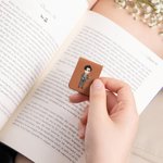 Personalised Pencil Bow Cartoon Character Multicolor Magnetic Bookmark Clip with Name Reading Stationery Supplies Teacher's Day Gift for Teachers