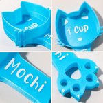 Gepersonaliseerd Schattig Kattenpoot Veelkleurig Voedsel Maatschepje met Naam Huisdierbenodigdheden Verjaardagsgeschenk voor Katteneigenaar