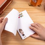 Personalisierte Bleistift Apfel Cartoon Charakter Notizblock mit Namen Briefpapier liefert Lehrer Tag Geschenk für Lehrer