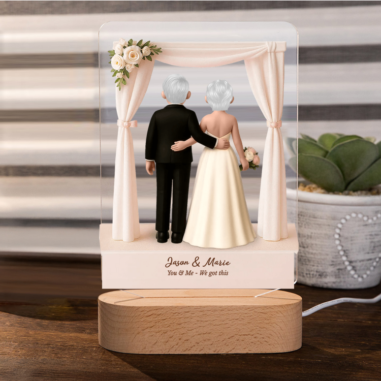 Veilleuse Personnalisée Pour Couple - Cadeau Pour Lui/elle