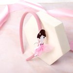 Personalisierte niedliche handgemachte Ballerina Puppe Stirnband Haar Zubehör Geburtstag Geschenk für Ballett Mädchen
