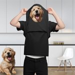 Personalised Ask Me About My Lucky Impression Funny Photo 100% Cotton T-shirt with Text Birthday Father's Day Holiday Gift for Dad Grandpa Friend