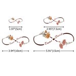 Personalized Waterproof Non-toxicity Birth Flower Infinity Symbol Temporary Tattoos with Names Party Favor Anniversary Wedding Gift for Family Friends