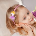 Personalisierte niedliche handgemachte Ballerina Puppe Stirnband Haar Zubehör Geburtstag Geschenk für Ballett Mädchen