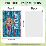 Personalised 3D Cartoon Character Swimming Pool Soft Sports Towel with Name and Hanging Clip Sport Accessories Birthday Gift for Boys Girls