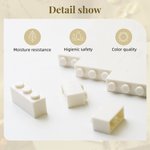 Personalised Cute Pet Paw Print Photo ABS Building Brick Puzzles with Name and Text Desk Decor Birthday Anniversary Memorial Gift for Pet Lovers