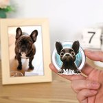 Personalized 3D Cartoon Dog Magnetic Phone Grip with Name Phone Accessory Birthday Anniversary Gift for Dog Mom Dad Pet Lovers