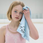 Personalized Skating Fast Drying Towel with Name Ice Skater Team Birthday Gift for Figure Skating Lovers