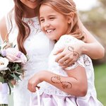 Personalized Waterproof Non-toxicity Birth Flower Infinity Symbol Temporary Tattoos with Names Party Favor Anniversary Wedding Gift for Family Friends