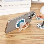 Personalized 3D Cartoon Dog Magnetic Phone Grip with Name Phone Accessory Birthday Anniversary Gift for Dog Mom Dad Pet Lovers