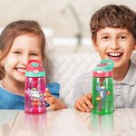 Personalized Cute Surfing Whale Shark Fantasy Unicorn 16 oz  BPA-Free  Kid Water Bottle with Name and Straw Back to School Birthday Gift for Kids