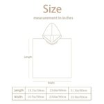 Personliga havsdjur tecknade barn överdimensionerade snabbtorkande huva strandhandduk med namn resor väsentliga sommar semester födelsedagspresent för barn