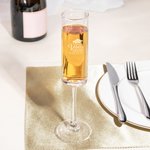 Henkilökohtainen Class of 2025 Valmistuminen Cap Champagne lasi vuosi ja nimi Party Dinner tarvikkeet Celebration Valmistuminen lahja valmistuneille