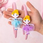 Personalisierte niedliche handgemachte Ballerina Puppe Stirnband Haar Zubehör Geburtstag Geschenk für Ballett Mädchen