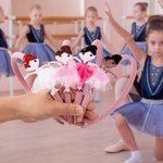 Personalisierte niedliche handgemachte Ballerina Puppe Stirnband Haar Zubehör Geburtstag Geschenk für Ballett Mädchen