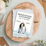 Personalized You Are My Penguin ABS Building Brick Puzzles with Names Room Decor Birthday Valentine's Day Anniversary Gift for Couple