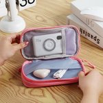 Personalized Portable Birth Flower Double Layer Cord Organizer Storage Bag with Name Office Travel Essential Birthday Gift for Women