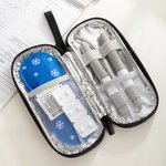Personalized Birth Flower Insulated Insulin Pen Cooler Travel Case with Name and Ice Pack Diabetic Supplies Birthday Gift for Diabetic Patients