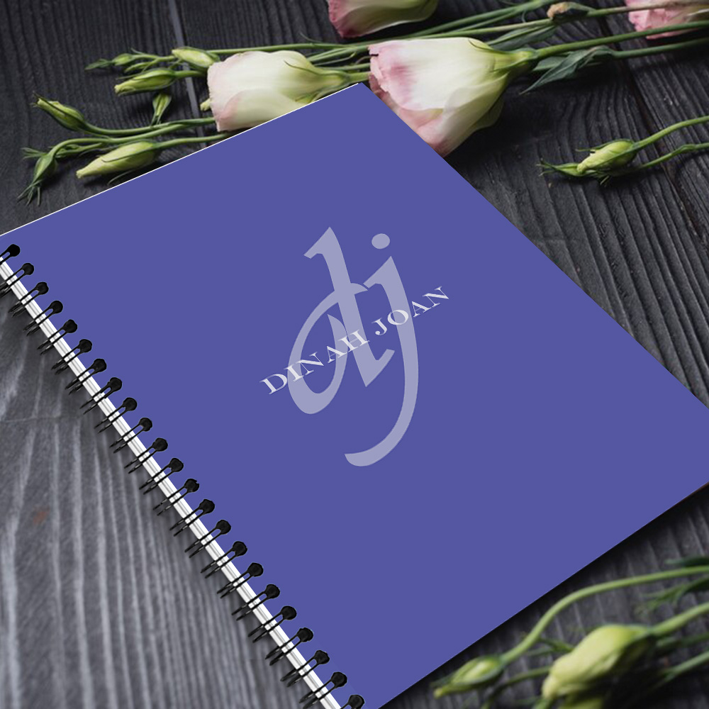 Personalised My Monogram Spiral A5 Journal Notebook with Name and ...
