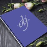 Personalized My Monogram Spiral A5 Journal Notebook with Name and Initial Festival Birthday Gift for Friends Family Colleagues