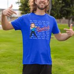 Gepersonaliseerd Baseball Cartoon Karakter Zacht T-shirt Sweatshirt met 1-11 Namen Game Day Team Accessoire Verjaardagscadeau voor vrienden Coach Teamgenoten