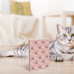 Personalized Cute Paw Print Dog Cat Pet Face Photo Multicolor Building Brick Puzzles with Name Home Decor Birthday Gift for Friends Family Pet Lovers