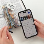 Personalized Boho NFC Daily Bible Verse Prayer Tassel with Text and Beads Cross Bible Study Accessory Baptism Christian Gift for Family Friends