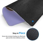 Tapis de souris multicolore antidérapant personnalisé avec texte Fournitures de bureau Accessoire de bureau Cadeau d'anniversaire pour les employés Famille Amis